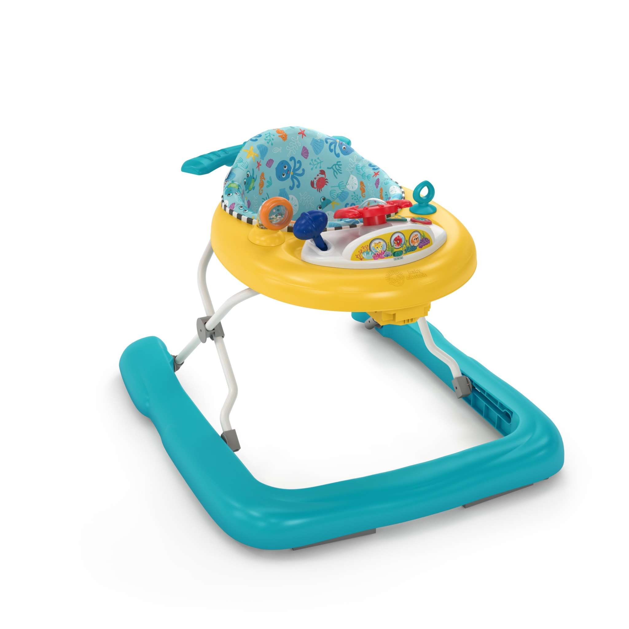 3-in-1 Submarine Walker with adjustable heights, detachable toy station, and ocean-themed design.