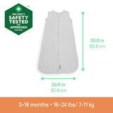 SwaddleMe by Ingenuity Night Sack Sleeper, Size 0-18 Months, 1.0 TOG - Celestial Dance