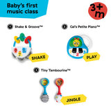 Baby Einstein Call's First Music Class, 4 Piece Baby Toy Gift Set, Ages 3+ Months