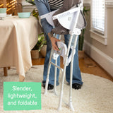 Ingenuity Sun Valley Compact Folding High Chair - Grey