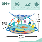 Finding Nemo Mr. Ray ocean-themed baby activity gym with lights and music