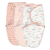 SwaddleMe by Ingenuity Original Swaddle, Size Small/Medium, For Ages 0-3 Months, 7-14 Pounds, Up to 26 Inches Long, 3-Pack Baby Swaddle Blanket Wrap