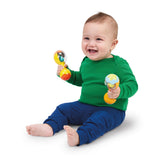 Bright Starts Rockin' Maracas 2-Piece Toy Maracas, Musical Toy, Unisex, Ages 3 Months+