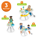 Bright Starts Around We Go 2-in-1 Walk-Around Activity Center & Table, Playful Paradise