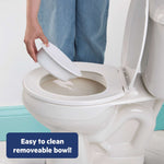 Disney Baby Finding Nemo Potty 2-in-1 toddler training toilet with removable seat and fun flushing sounds