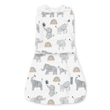 SwaddleMe by Ingenuity Arms Free Convertible Swaddle, Size L, 3-6 months, 1pk - Happy Elephant