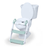 Ingenuity Foldaway Ladder Potty  Adjustable Height Toilet Trainer with Handles, Folds Flat for Compact Storage, Fits Round & Elongated Toilets