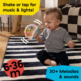 Baby Einstein + Hape Tap & Shake Magic Touch Tambourine, Ages 6 Months+