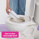 Disney Baby Minnie Mouse My Size Potty 2-in-1 toddler training toilet with flushing sounds and stickers