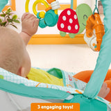 Bright Starts Colorful Confetti Baby Bouncer, 3 Toys with Removable Toy Bar & Machine Washable Seat Pad, 0M+