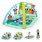 Baby Einstein Farm Explorers 4-in-1 musical play gym with kick piano, detachable toys, and colorful barnyard design for infant development