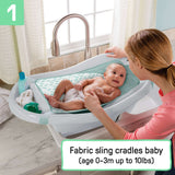 Ingenuity Comfy Clean Deluxe Newborn to Toddler Bather