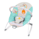Disney Baby Winnie the Pooh Hunny Hues vibrating baby bouncer with hanging Pooh toys and 3-point harness