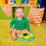 Bright Starts Safari Beats Musical Drum Toy with Lights