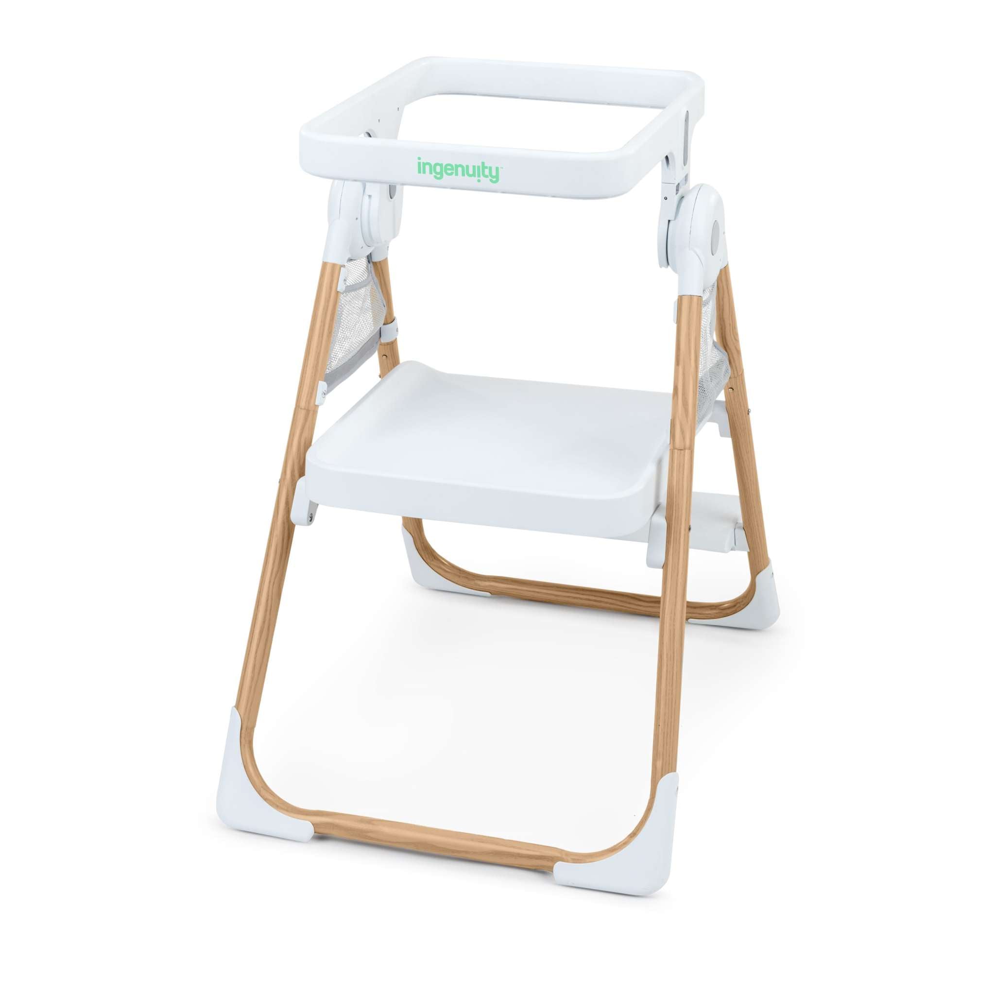 Ingenuity Table to Tower 2-in-1 step stool and activity desk for toddlers aged 18 months to 4 years.