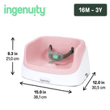 Ingenuity SmartClean Toddler Booster Seat - Pink