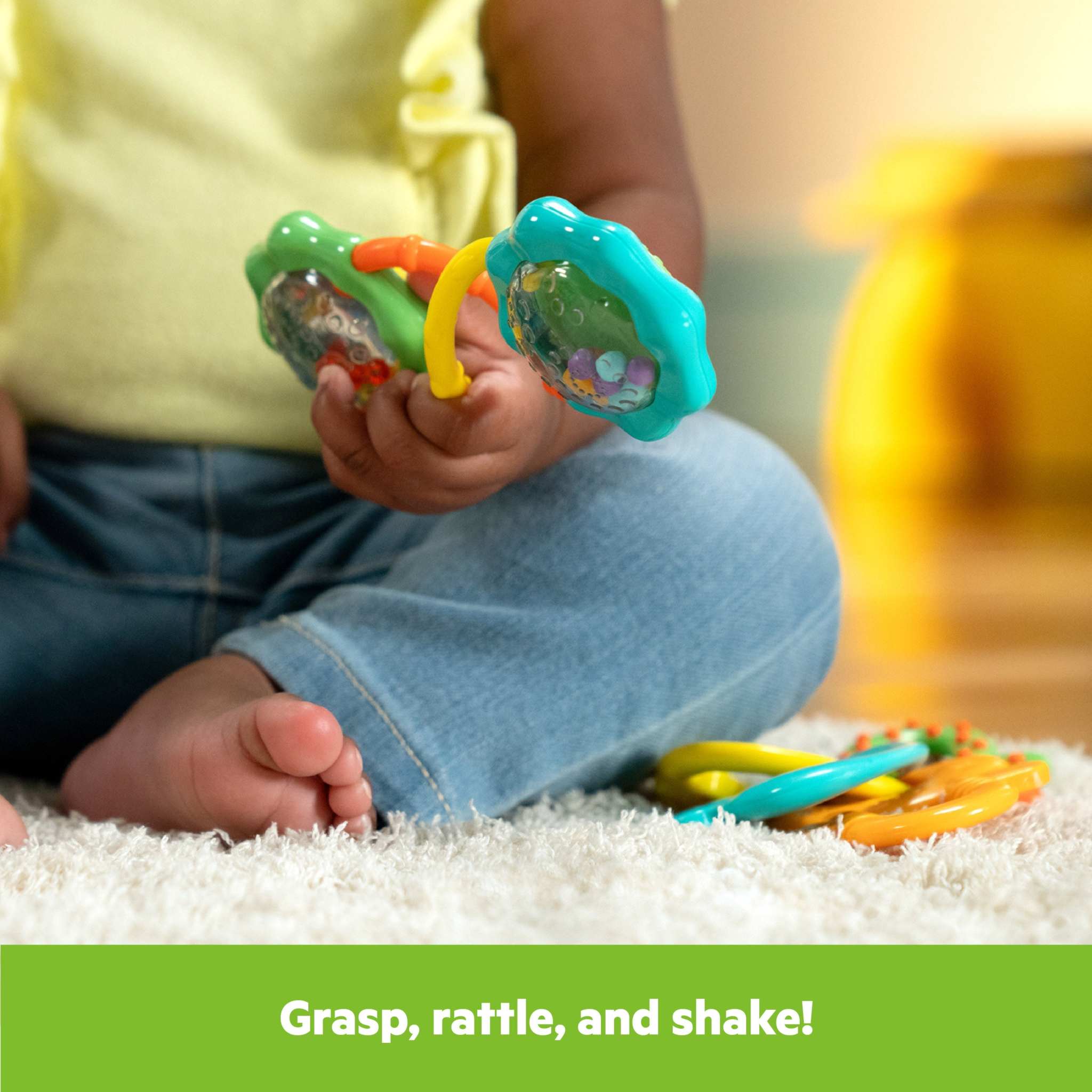 Bright Starts Catch Me Smile gift set with colorful rattles and teethers for babies aged 3-36 months