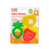 Bright Starts Juicy Chews 3-Pack Textured Teethers - Watermelon, Pineapple, Banana