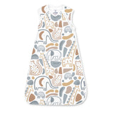 SwaddleMe by Ingenuity Night Sack Sleeper 100% cotton wearable baby blanket for 3-18 months with extra-long zipper and hip-healthy design