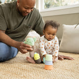 Ingenuity Calm Springs Nesting Rattles, Unisex, For Baby 3 Months & Up