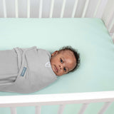 SwaddleMe by Ingenuity Original Swaddle, Size Preemie, 0-2 months, 1pk (Ivory)