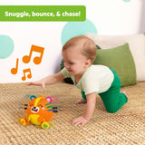 Bright Starts Bop Around Tiger Crawl & Chase Pal, Baby Activity Toy, 6 Months+