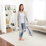 ConvertMe Swing-2-Seat portable baby swing and seat by Ingenuity with foldable design, soothing vibrations, melodies, and plush elephant toy for infants 0-9 months