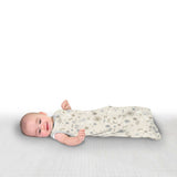 SwaddleMe by Ingenuity Baby Night Sack Sleeper, Size 7-14 Pounds, 100% Cotton - Celestial Dance