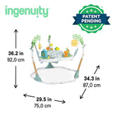 Ingenuity 3-in-1 Play Center for Babies and Toddlers  Jumper, Table & Floor Toys