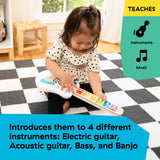 Baby Einstein Strum Along Songs Magic Touch Musical Wooden Electronic Guitar Toy