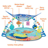 Finding Nemo Mr. Ray Activity Gym with lights, music, and detachable toys for newborns