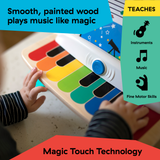 Baby Einstein Magic Touch Piano wooden toddler musical toy with color-coded keys and volume control