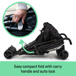 Lightweight Ingenuity 3Dlite Double Convenience Stroller with padded seats and storage baskets