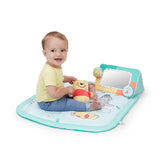 Disney Baby Winnie the Pooh Hundred Acre Wonder Tummy Time Mat & Mirror by Bright Starts, Unisex, 0M+