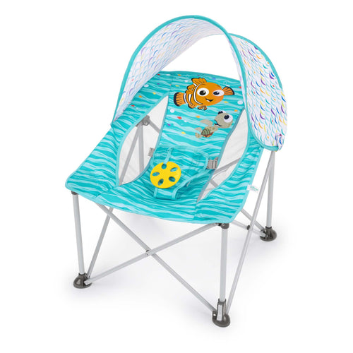 Bright Starts Disney Baby Finding Nemo Pop 'N Chill Travel Seat, Blue