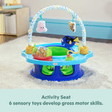 Bright Starts Disney Baby Finding Nemo 3-in-1 SuperSeat with sensory toys and rotating tray for babies 6-36 months