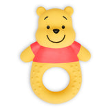 Disney Winnie the Pooh Natural Rubber Teether Toy by Bright Starts, Unisex, Ages 3 Months & Up
