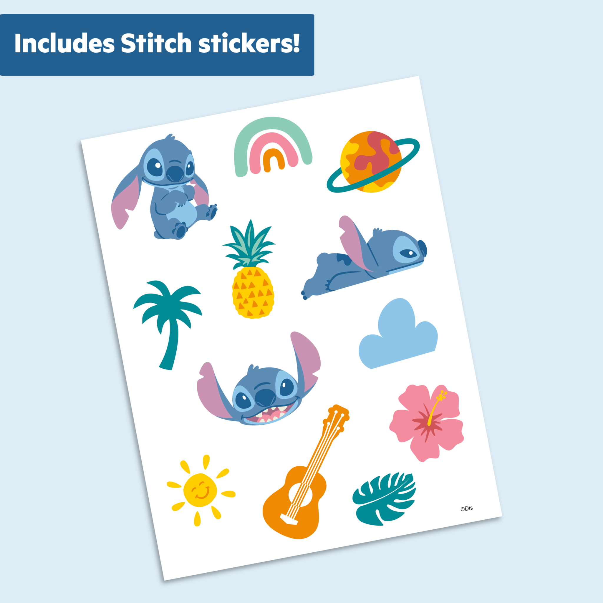 Disney Baby Stitch My Size Potty with removable seat, flushing sounds, and Stitch-themed stickers for toddler potty training