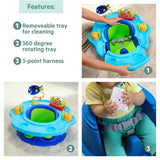 Bright Starts Disney Baby Finding Nemo 3-in-1 SuperSeat with interactive toys and rotating tray for babies 6-36 months