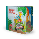 Bright Starts Adventure Safari Bus 5-Piece Gift Set, On-the-Go Baby Toys, Unisex, 0-6 Months+