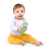 Oball Easy Grasp Shaker Rattle Infant Toy in Blue/Green