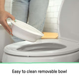 Summer by Ingenuity My Size Potty Pro toddler potty with realistic flush handle and removable potty topper