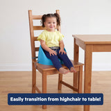 Bright Starts Marvel Spidey and His Amazing Friends My Spot Easy-Clean Baby Booster Feeding Chair, Blue, 6 Months+