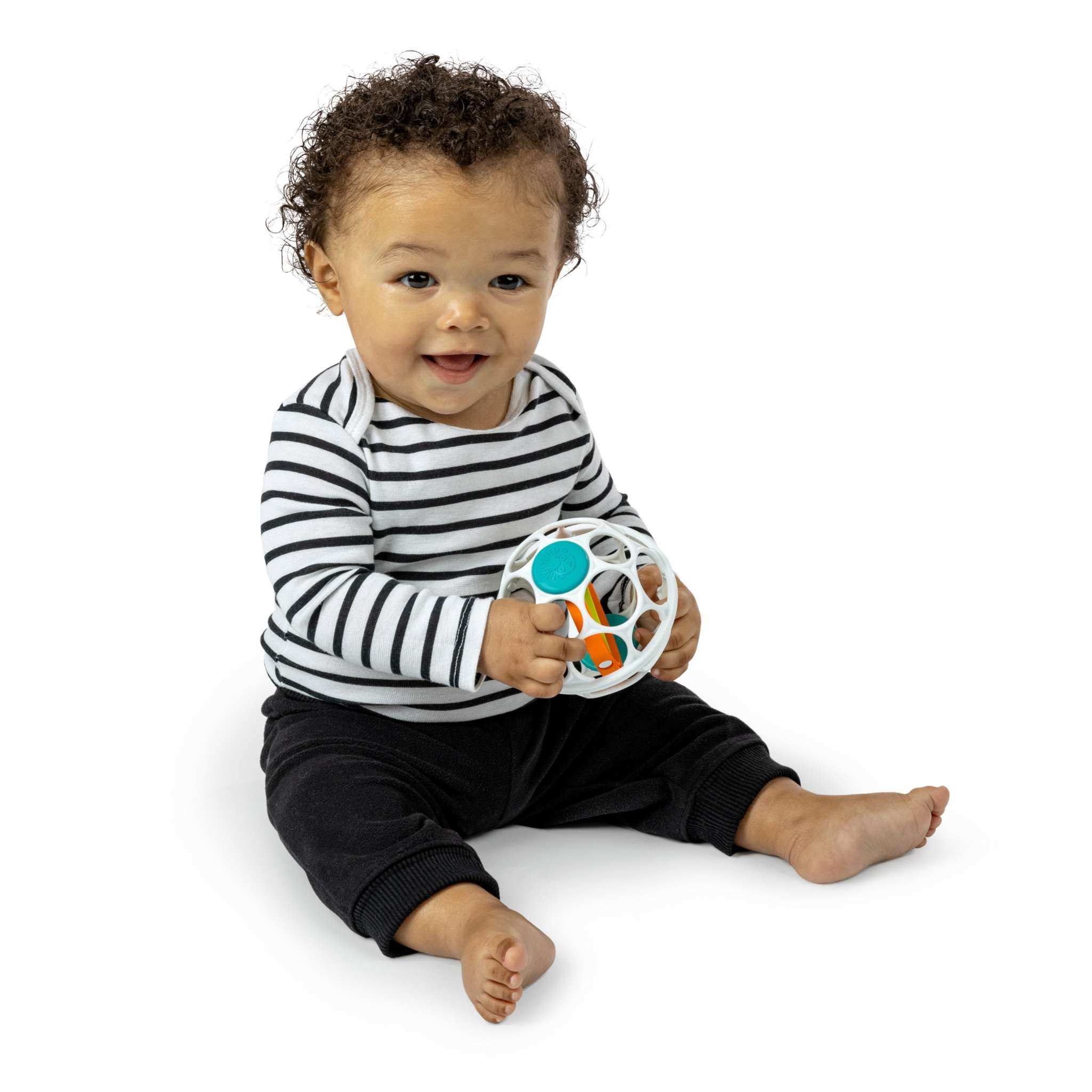 Baby Einstein Grip & Spin BPA free Oball rattle toy with mirror