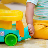 Bright Starts Pop & Roll Safari Bus baby ball play toy with jungle theme, lights, and sounds