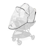 Ingenuity Universal Stroller Rain Cover, Baby Weather Shield, Fits Most Strollers, Vented Airflow, High Visibility, Easy Install & Storage  Clear