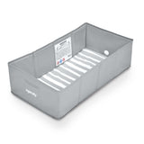 Ingenuity Tuckaway Toddler Tub, Converts Shower to Tub, Folds to Store, 12M-5Y- Grey