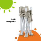Bright Starts Pop 'N Sit Portable Booster, Grey