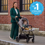 Ingenuity 3DSuite Modular Stroller with Reversible Seat, One-Hand Fold, Car Seat Compatible & Extra-Large Storage - Cashew