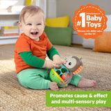 Bright Starts Giggle & Rattle Gift Set, 2-PK, Monkey and Elephant